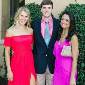 Floor length Red Gown Dress